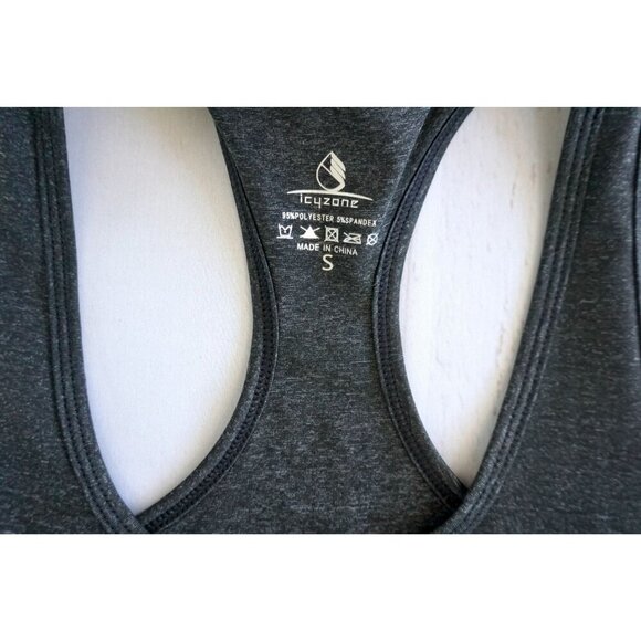 icyzone Racerback Athletic Workout Tank Top - Size S - Picture 3 of 5